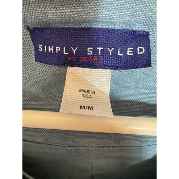 Simply Styled Sears Embellished Jacquard Jacket Beaded Embroidered Boho Womens M - Picture 7 of 12